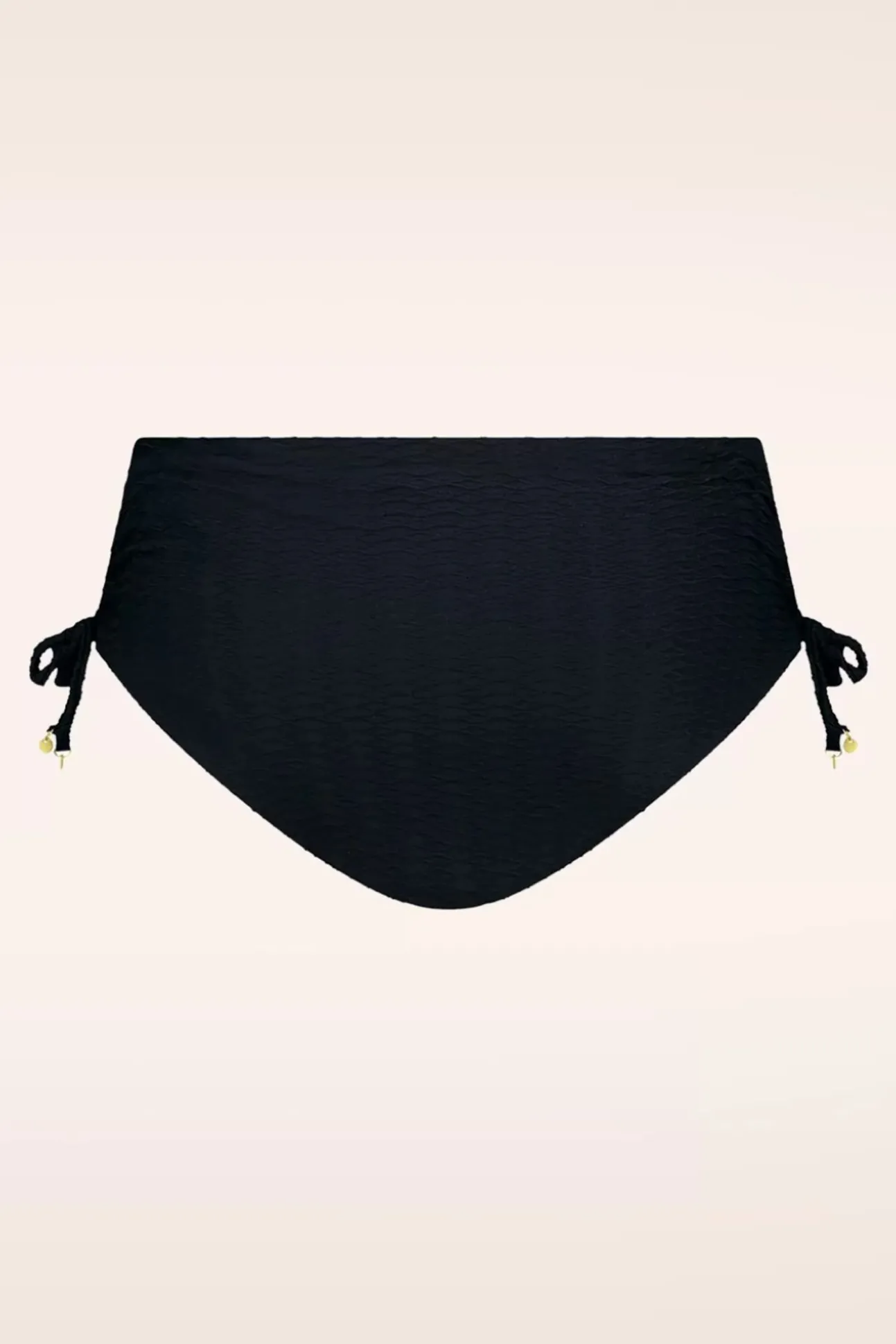 Mid Waist Bikinibroekje In Zwart Snake