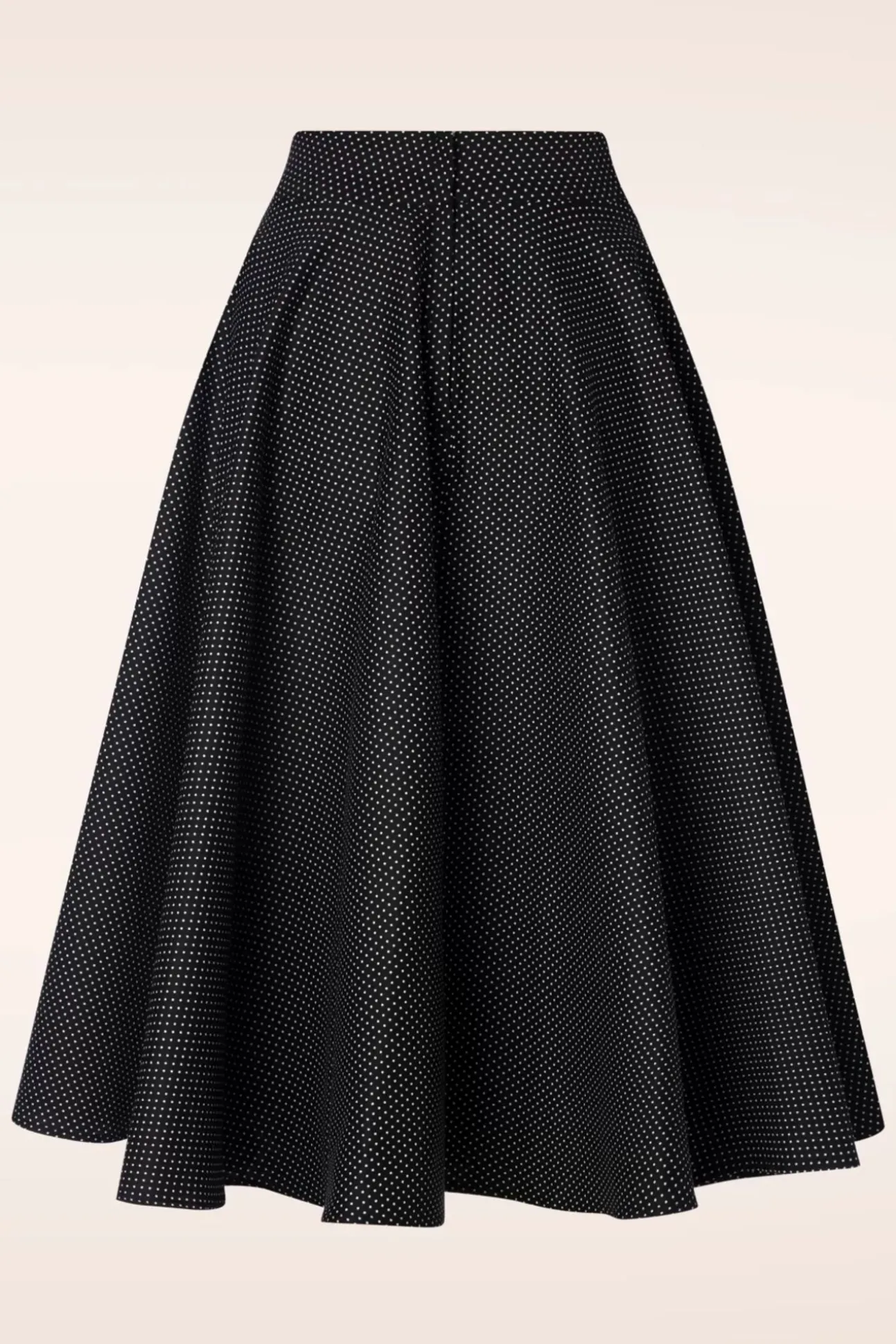 Mini Polka Queen Swing Rok In Zwart
