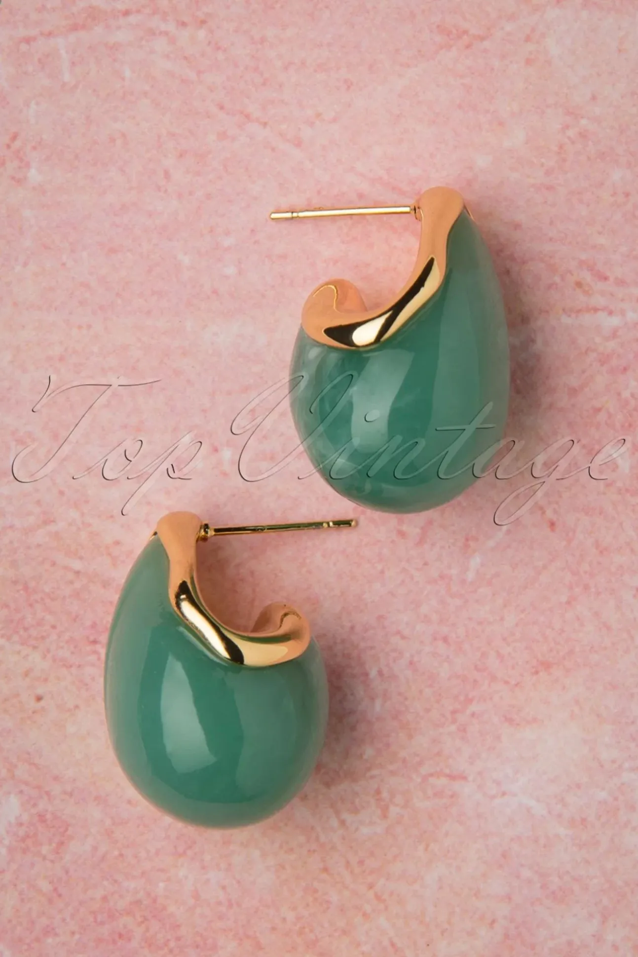 Molly Oorbellen In Goud En Groen
