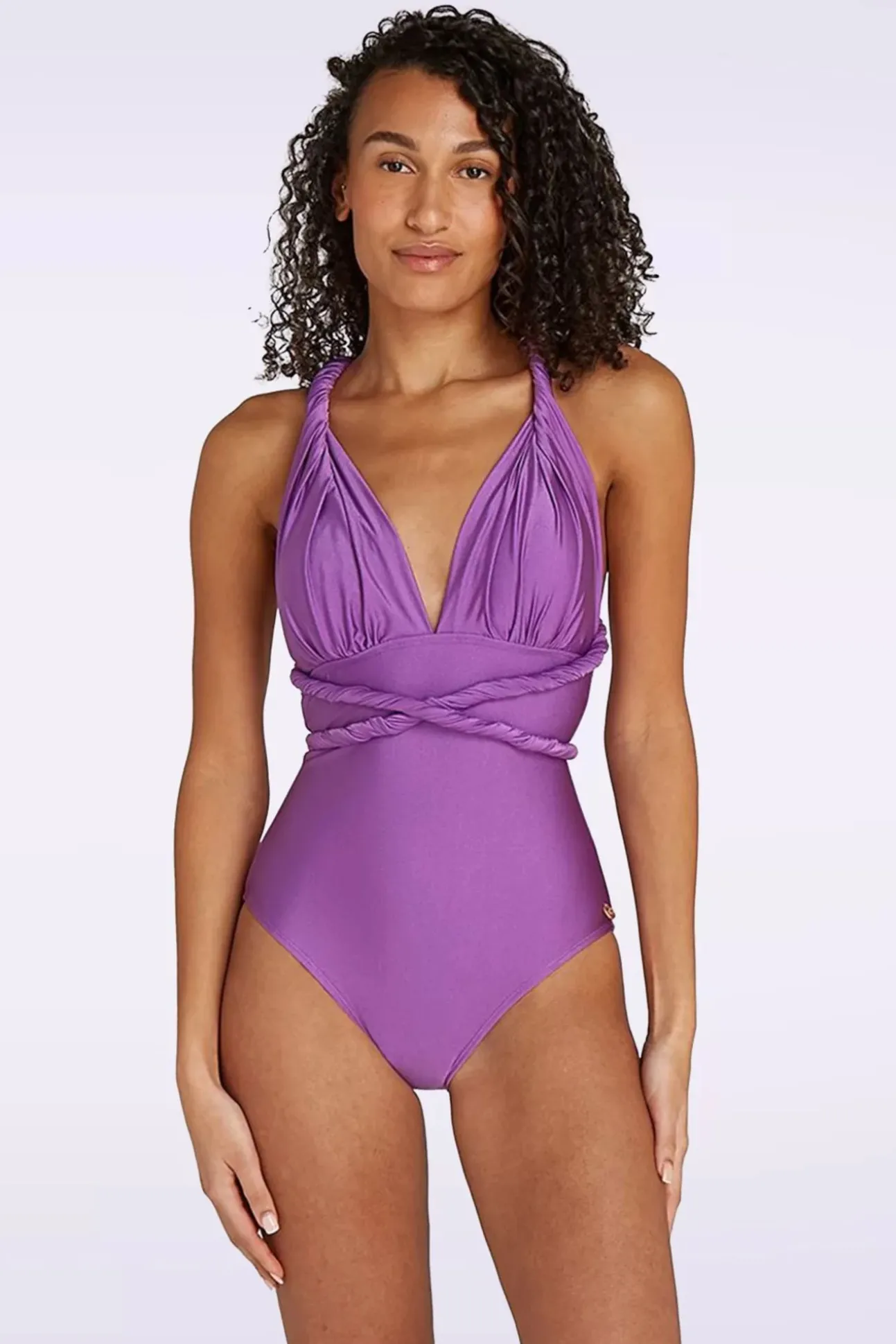 Multiway Badpak In Shiny Lila