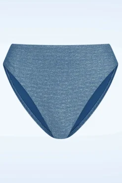 Mystic Glow High Waist Bikini Broekje In Blauw