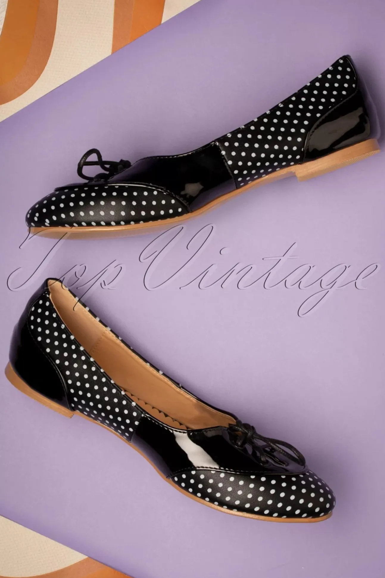 Oxford Isabella Ballerina's In Zwart