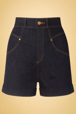 Pepper Short In Donkerdenim