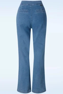 Perfect Playlist Broek In Middel Blauw