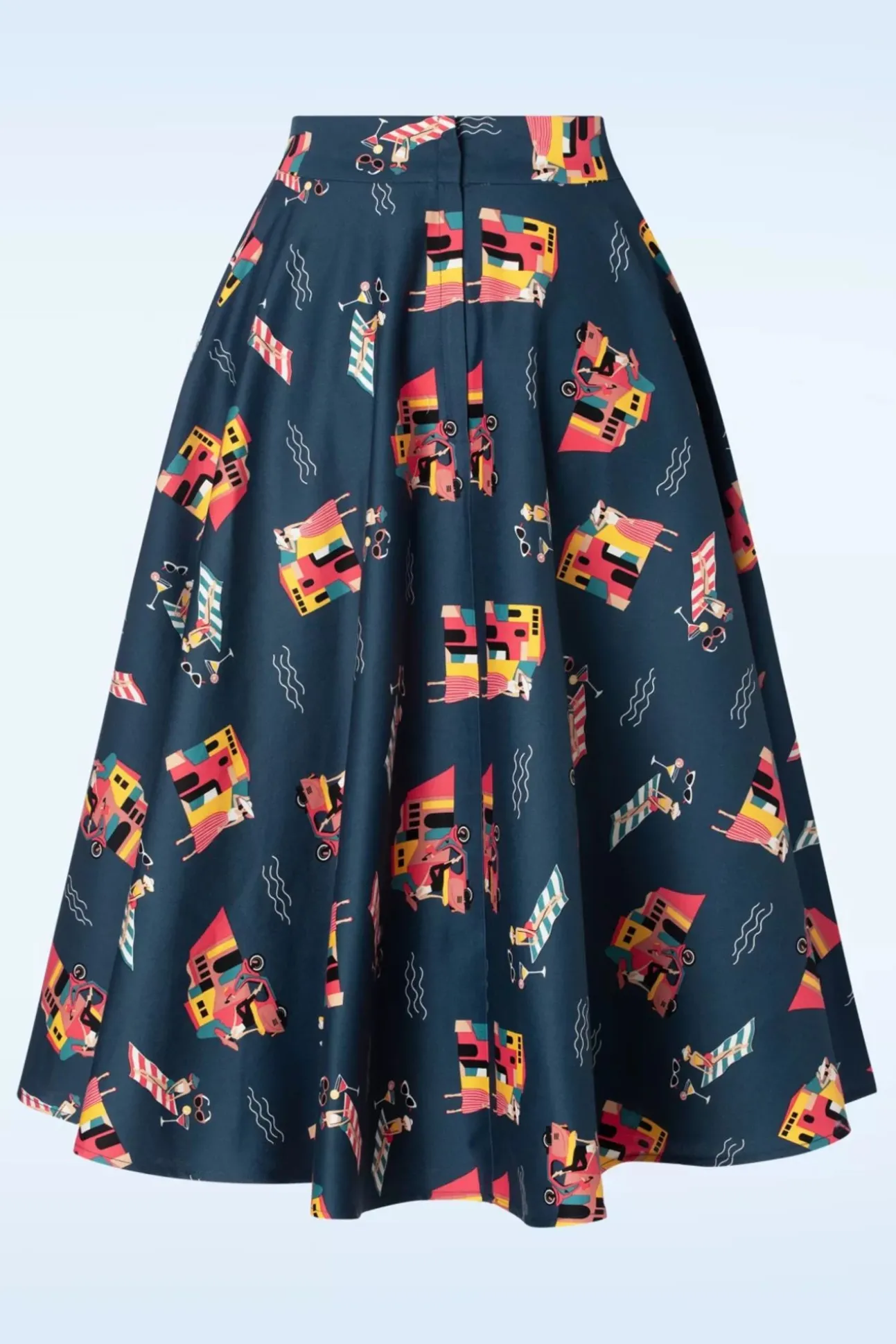 Portofino Living Swing Rok In Blauw