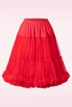 Queen Size Lola Lifeforms Petticoat In Rood