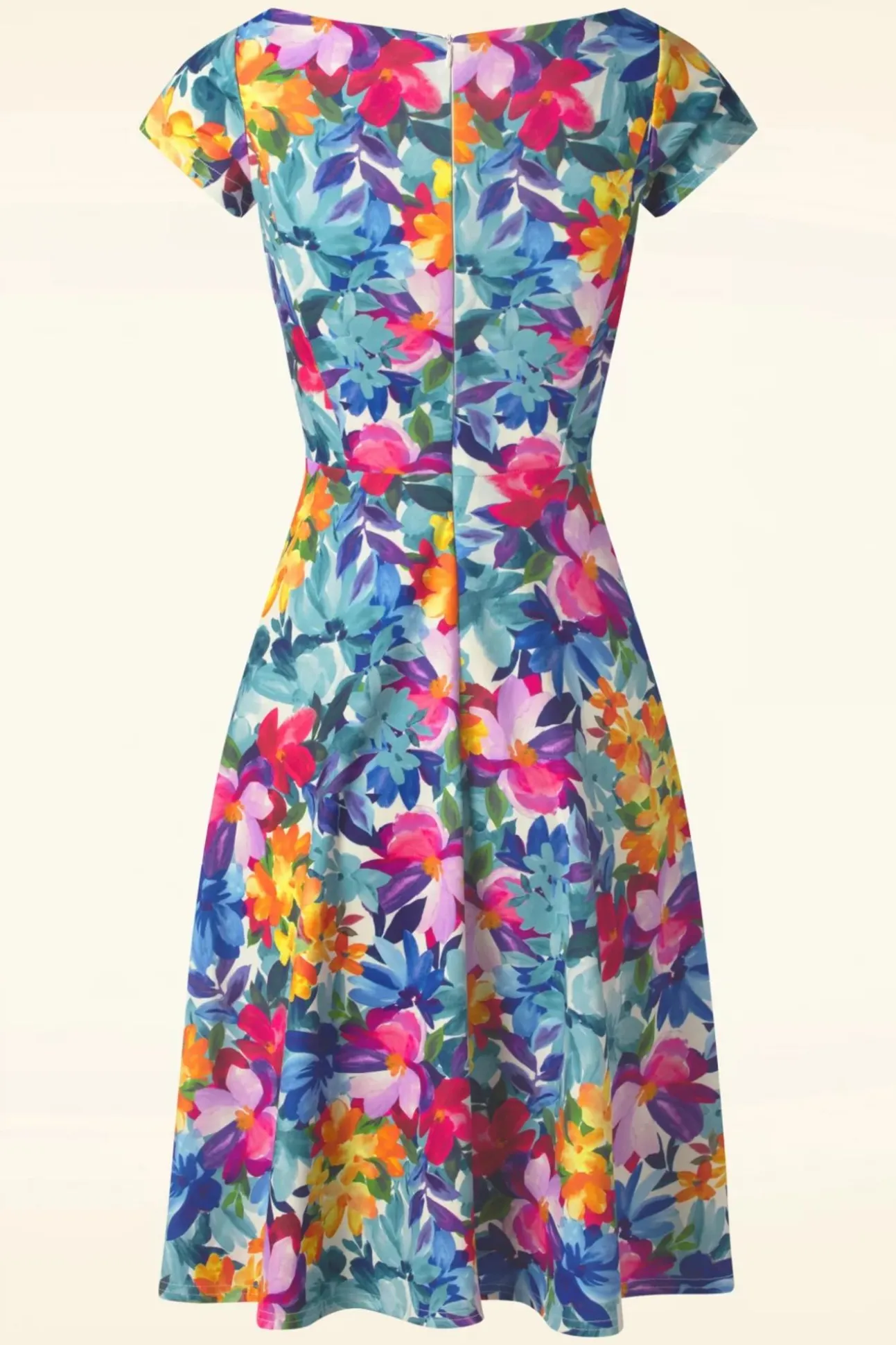 Reva Swingjurk Met Bloemenprint In Meerdere Kleuren