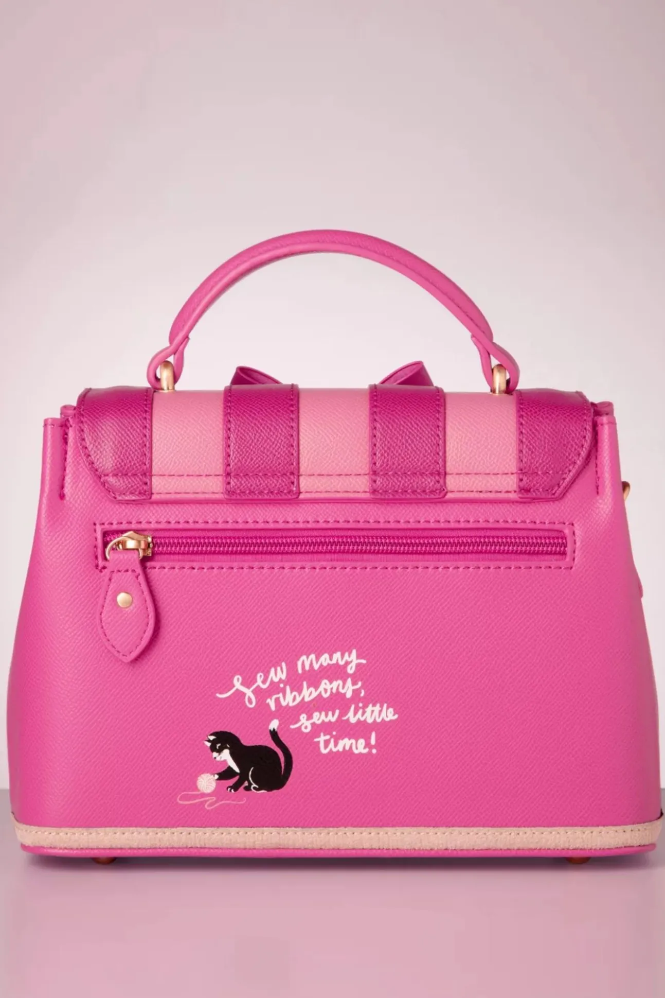 Ribbons And Bows Haberdashery Mini Handtas In Roze