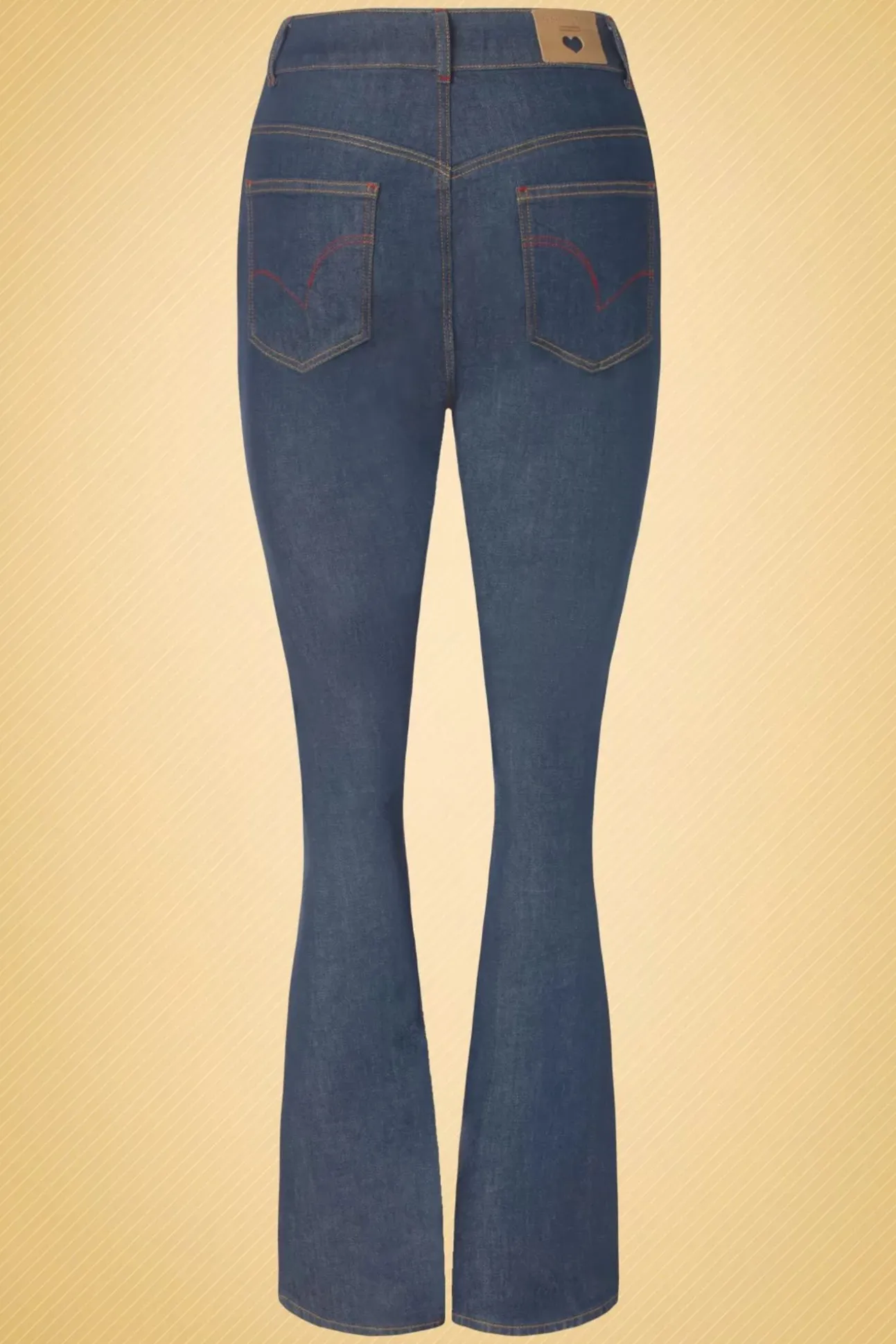 Rosa Jeans In Denimblauw