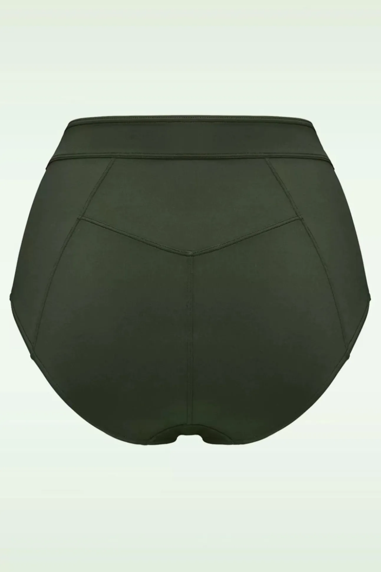 Royal Navy High Waist Bikini Broekje In Zeewier Groen