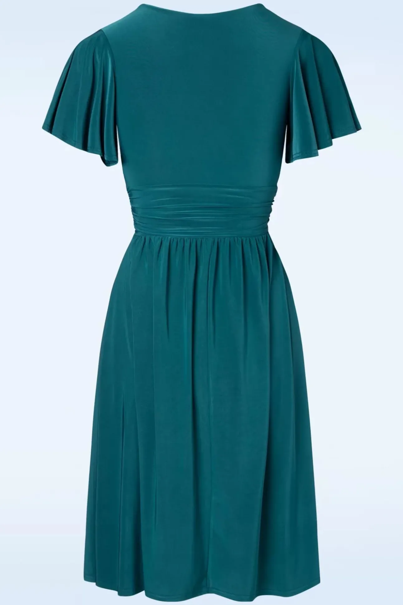 Sadie Swing Jurk In Groenblauw