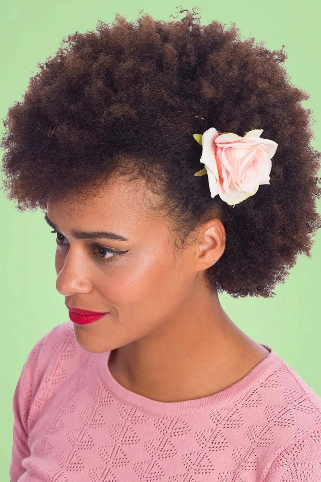 Scented Love Flower Haarclip In Blush
