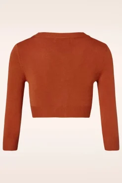 Shela Cropped Vest In Poederoranje