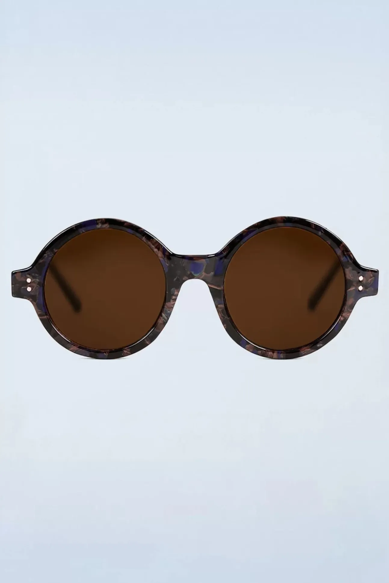Stay Shady Ronde Zonnebril In Blauw