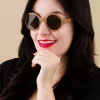 Stay Shady Ronde Zonnebril In Latte