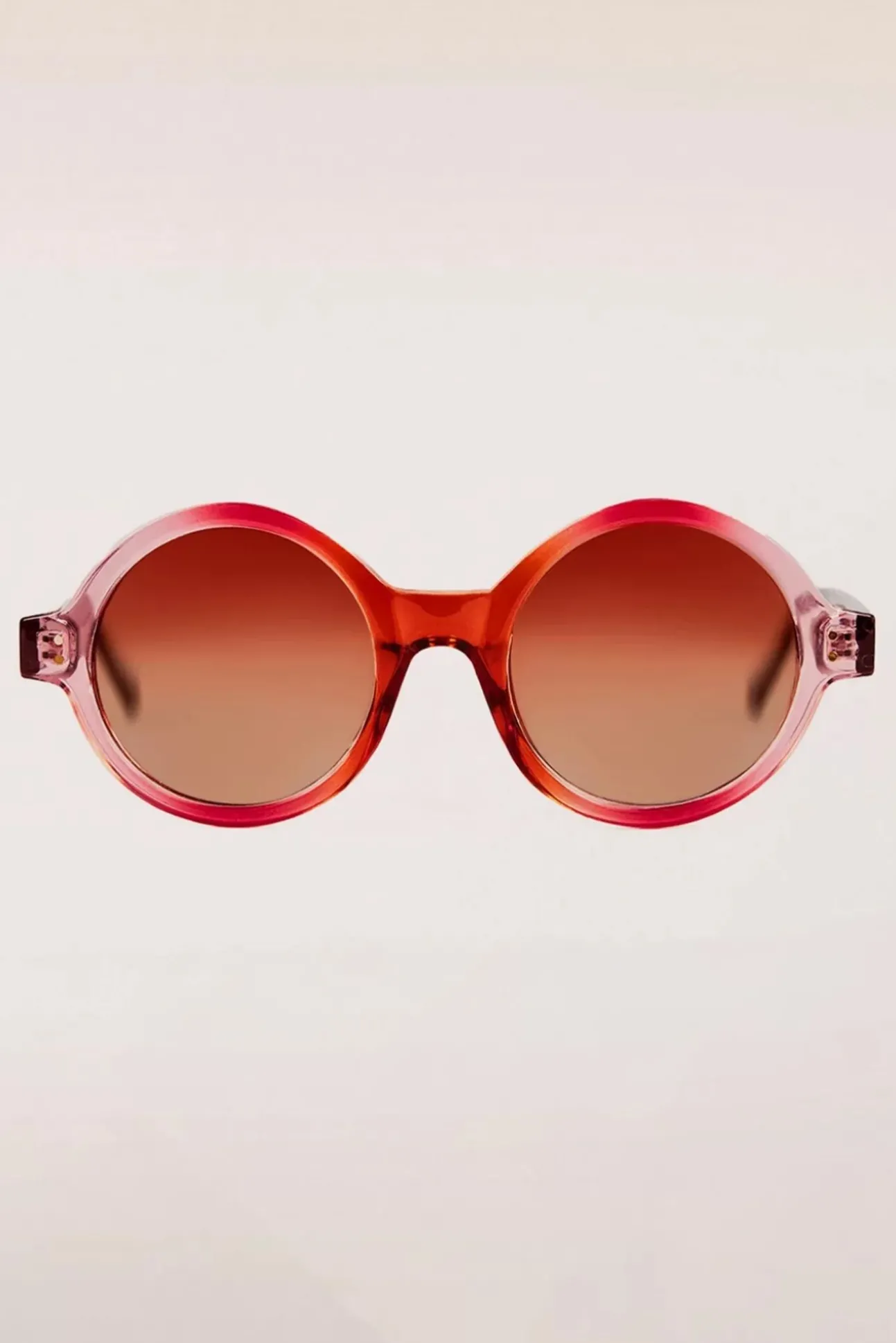 Stay Shady Ronde Zonnebril In Rood