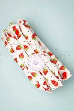 Strawberry Fields - Set Van 12 Krulspelden In Wit