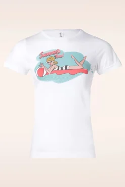 Summer Time Tee In Wit