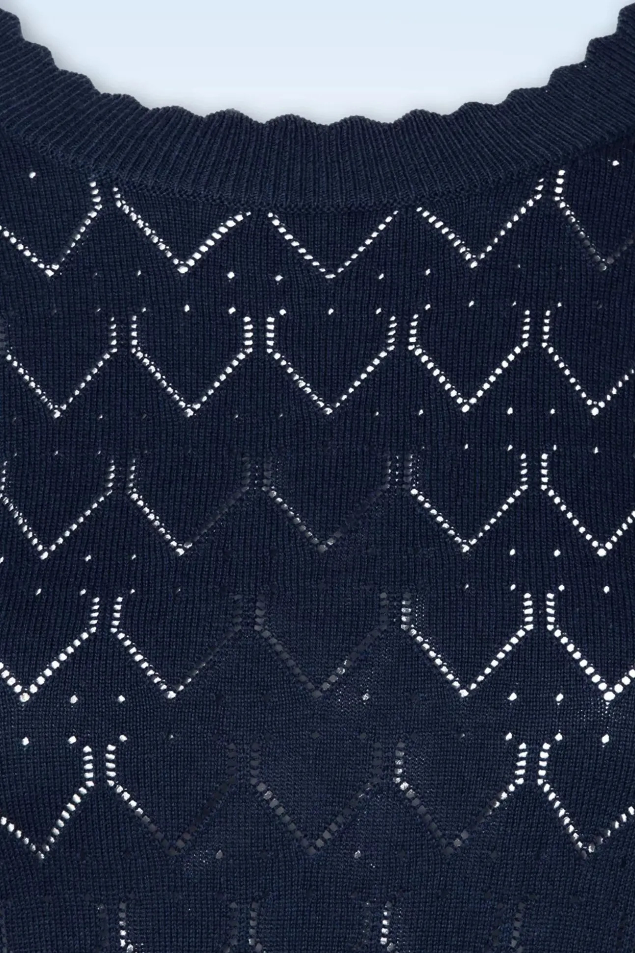 Sweet Gardina Trui In Marineblauw