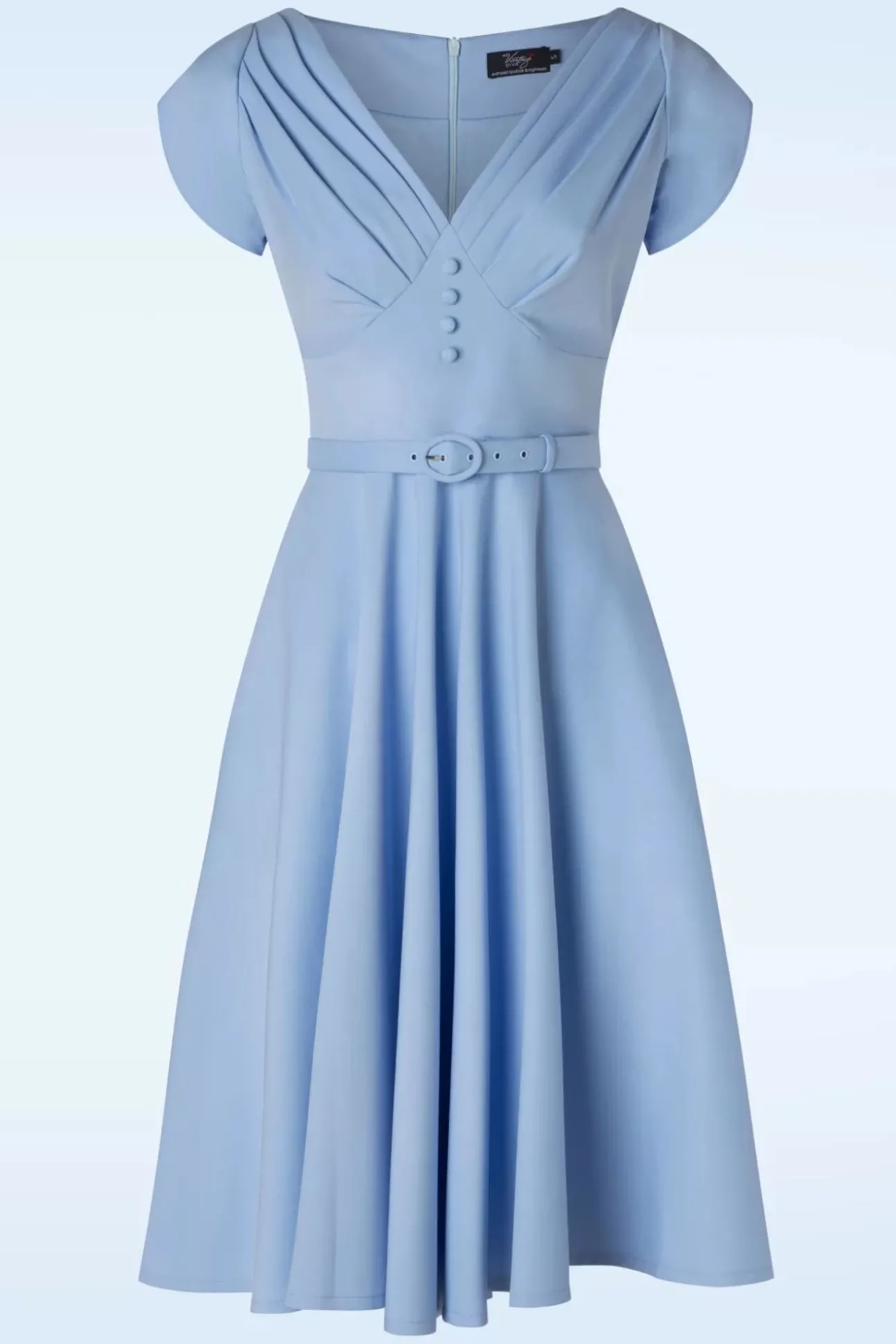 The Jane Swing Jurk In Luchtblauw