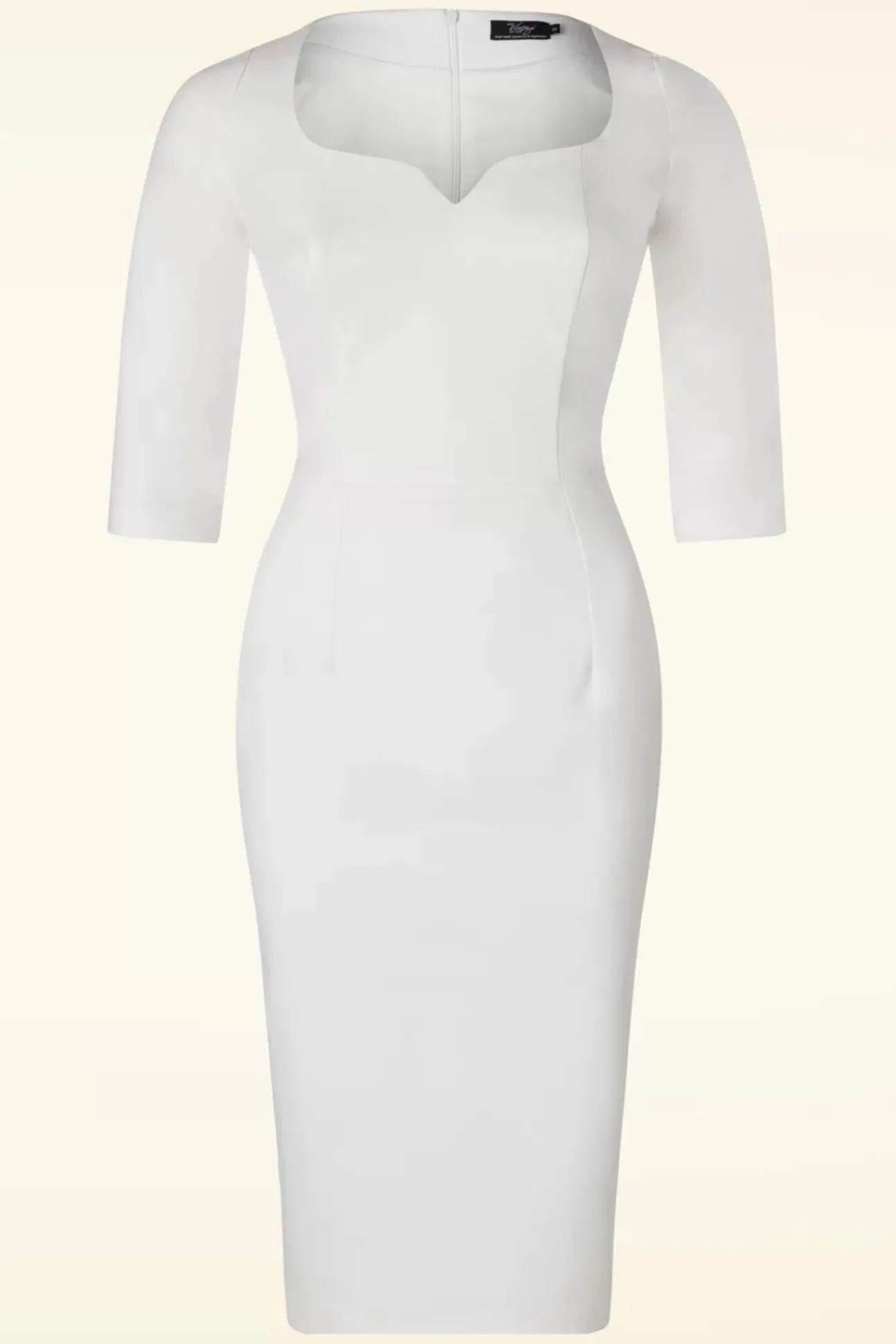 The Patrizia Pencil Jurk In Wit