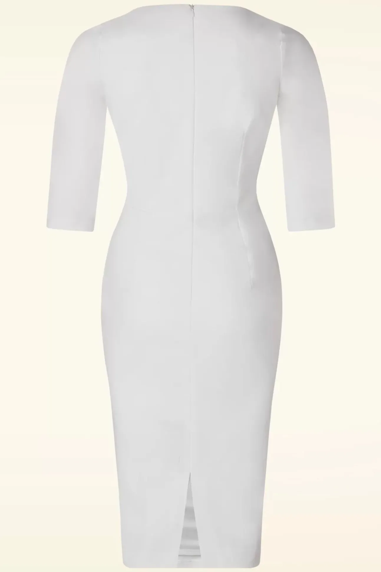 The Patrizia Pencil Jurk In Wit
