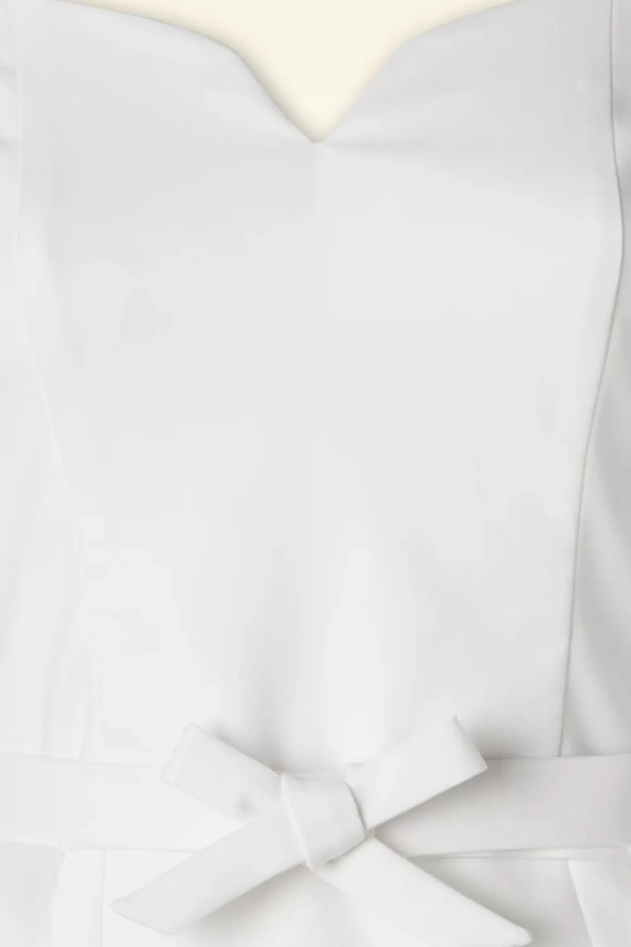 The Patrizia Pencil Jurk In Wit