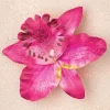 Tropical Vibes Haarbloemclip In Roze